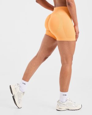 Adapt Seamless Shorts - Bright Orange