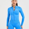 Adapt Seamless Jacket - Spring Cobalt