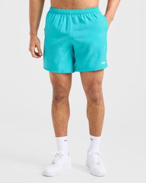 Core 7 Shorts - Aqua Blue