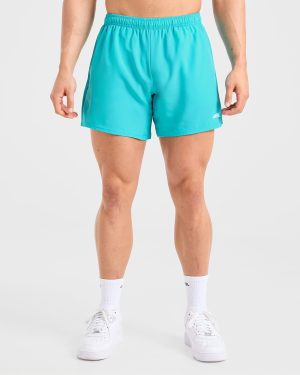 Core 5 Shorts - Aqua Blue