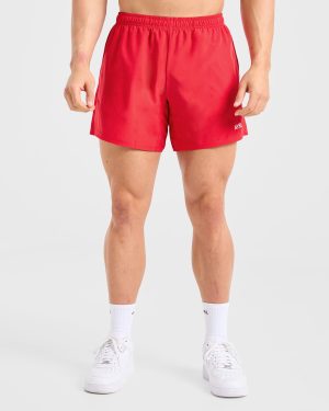 Core 5 Shorts - Chilli Red