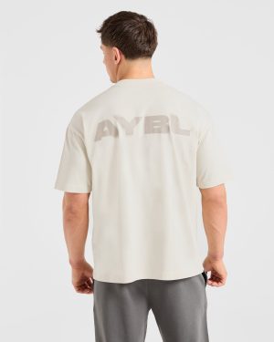 Blur Oversized T Shirt - Off White