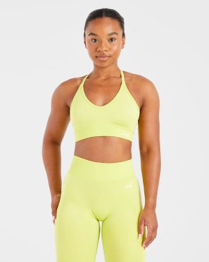 Adapt Seamless Sports Bra - Lime Green