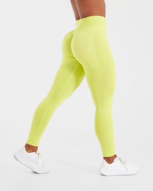 Adapt Seamless Leggings - Lime Green