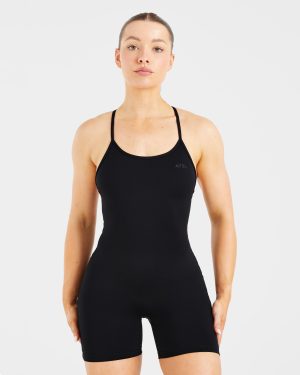 Sculpt Backless All in One - Black